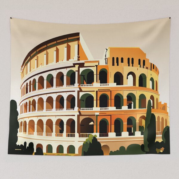Item preview, Vibrant Colosseum: A Roman Dream designed and sold by Paper Punch Press.