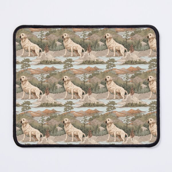 Item preview, Labrador Retriever with Mountain Background designed and sold by puppynpaw.