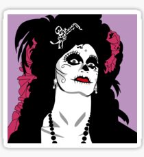 Jinkx Monsoon Day of the Dead Pop Art Illustration Sticker