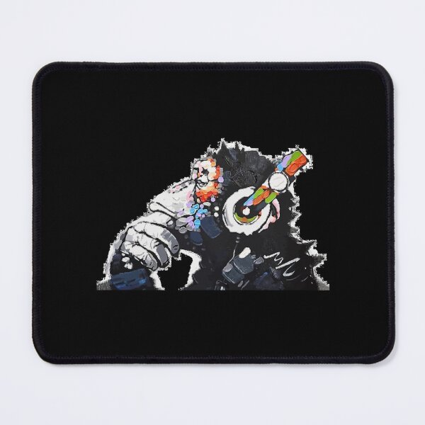 Item preview, Banksy Funky Monkey DJ headphones graffiti street art designed and sold by LeggettTania.