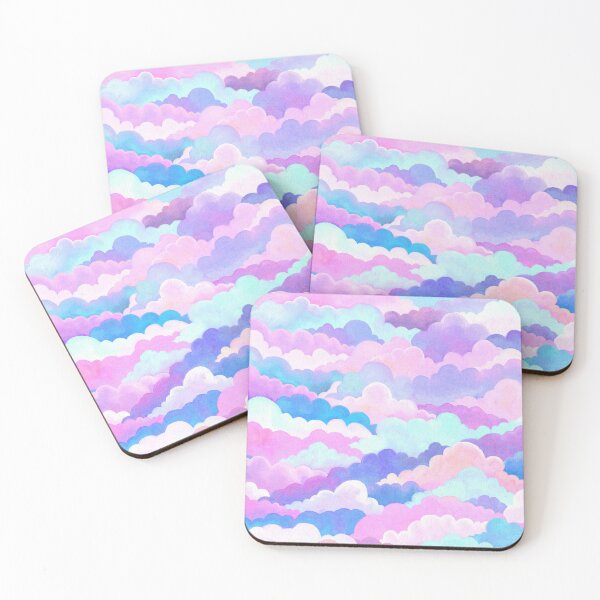 Item preview, Dreamy Cloudscape in Pink, Purple, Aqua and Blue designed and sold by micklyn.