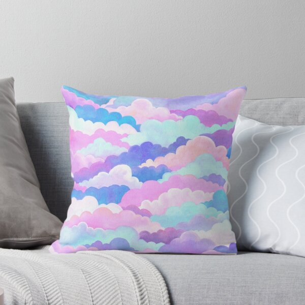 Item preview, Dreamy Cloudscape in Pink, Purple, Aqua and Blue designed and sold by micklyn.