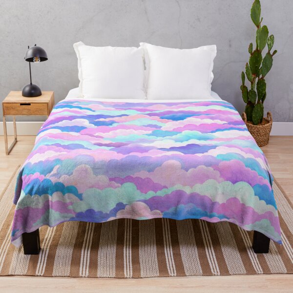 Item preview, Dreamy Cloudscape in Pink, Purple, Aqua and Blue designed and sold by micklyn.