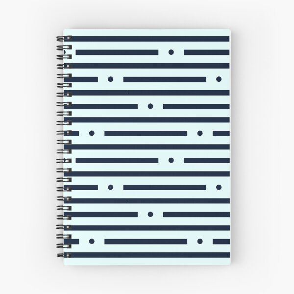 Item preview, Abstract: Dots and dashes: Dark Blue On Light Blue designed and sold by TheScraggyBeard.