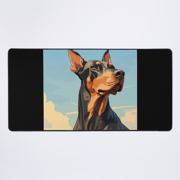 Aperçu de l'œuvre Doberman Oreille Naturelle créée et vendue par Lab4YourStyle.