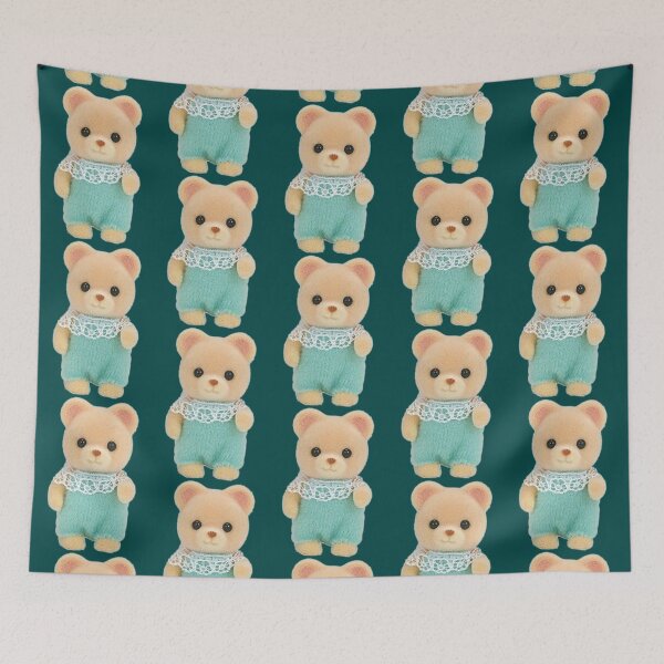 Item preview, bear cub in cute blue outfit designed and sold by AlmiraSmithk.