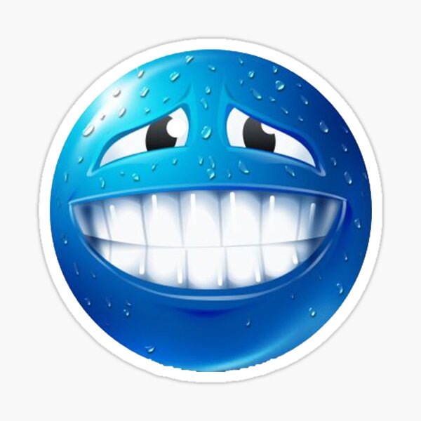 blue roblox emoji | Poster