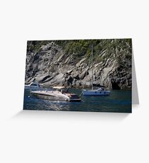 Yachts and Yachts Greeting Card