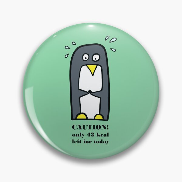 Item preview, Penguin on a diet designed and sold by ThomaeArt.