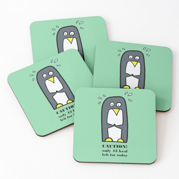 Item preview, Penguin on a diet designed and sold by ThomaeArt.