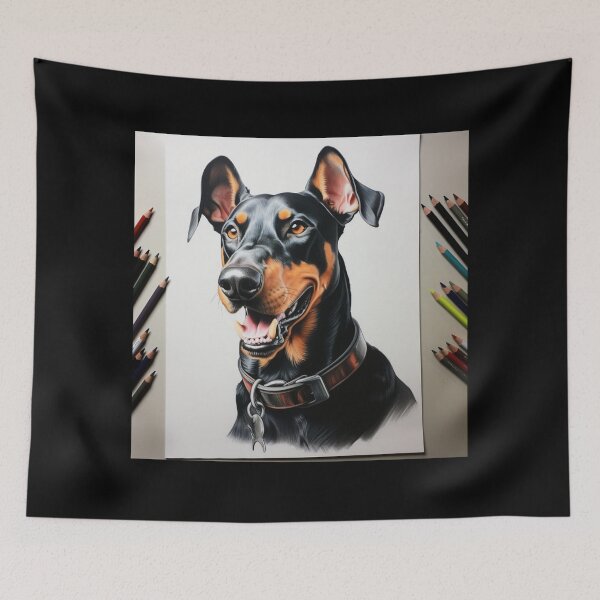 Item preview, Natural Ear Doberman Draw designed and sold by Lab4YourStyle.