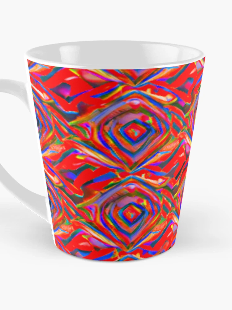 Thumbnail 3 of 4, Coffee Mug, Abstract Red Design designed and sold by Rell1970.