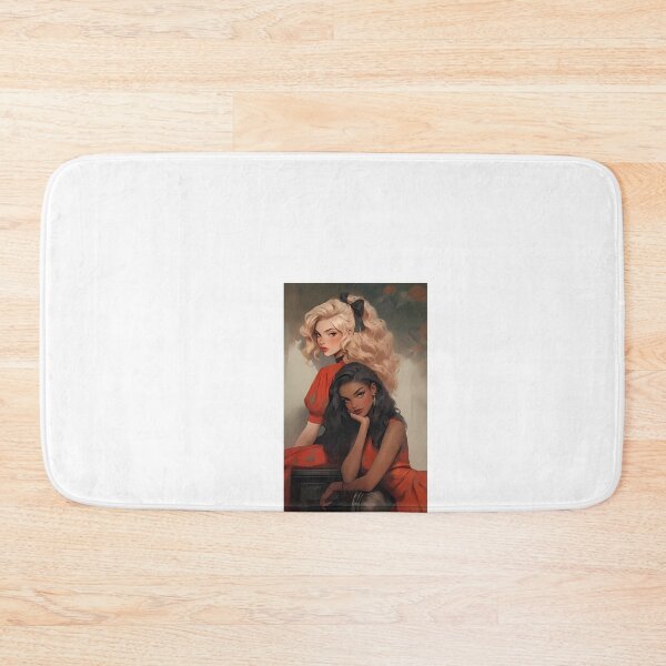 Item preview, a painting of two women sitting next to each other designed and sold by Dark Fantasy Store.