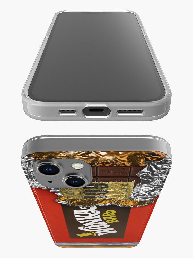 Alternate view of Wonka Chocolate Bar with Golden ticket iPhone Case