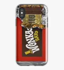 Wonka Chocolate Bar mit goldenem Ticket iPhone-Hülle & Cover