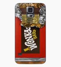 Wonka Chocolate Bar mit goldenem Ticket Hülle & Klebefolie für Samsung Galaxy