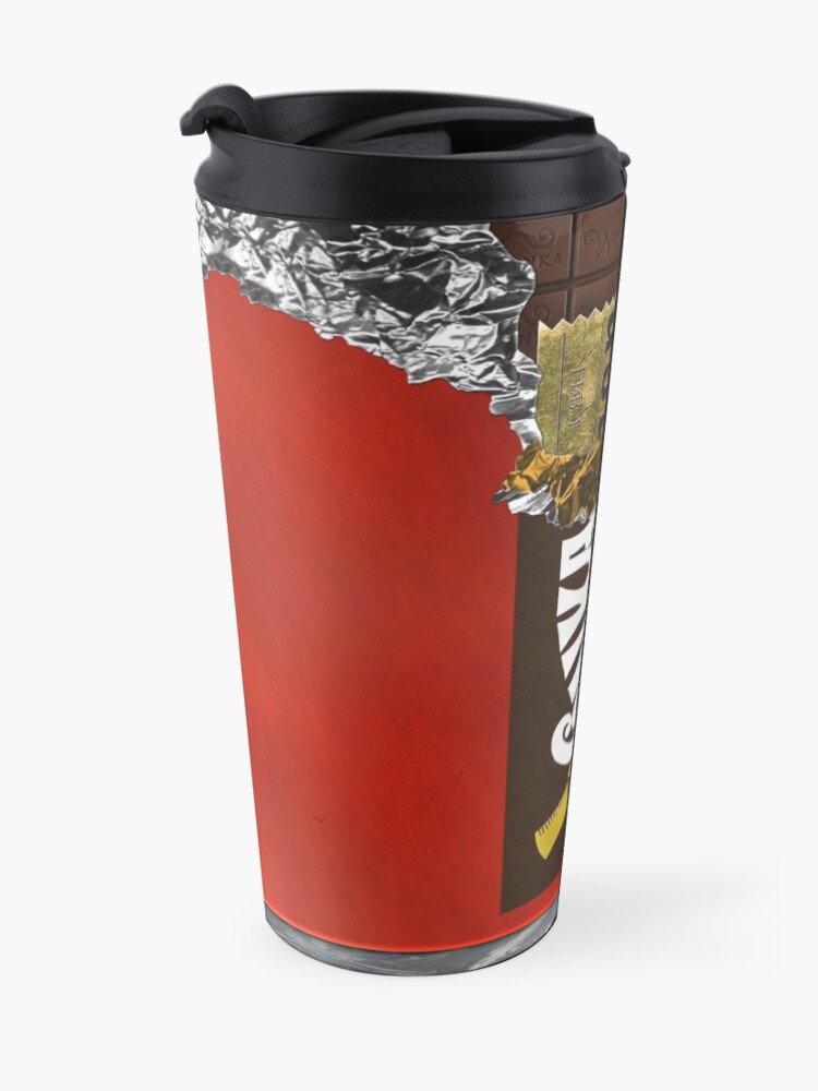 Alternate view of Wonka Chocolate Bar with Golden ticket Travel Mug