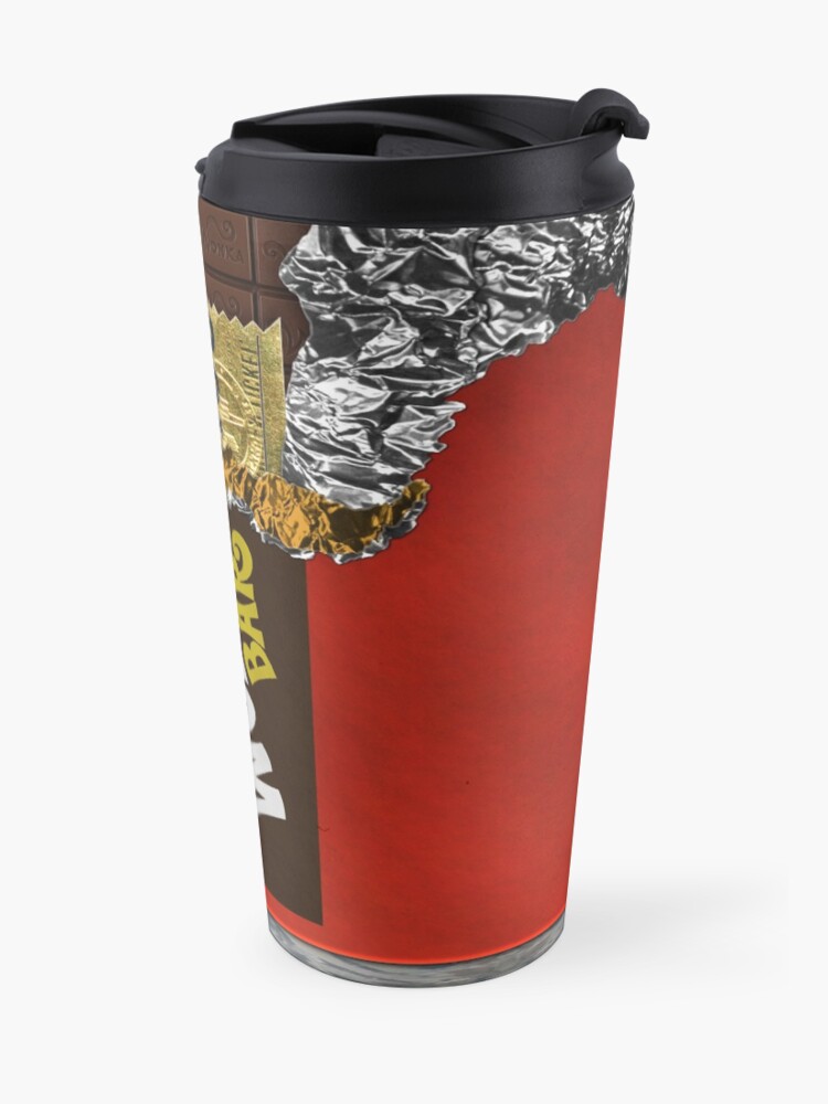Alternate view of Wonka Chocolate Bar with Golden ticket Travel Mug