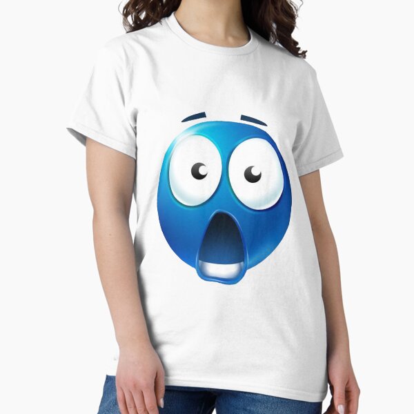 Artikel-Vorschau von blaues erstauntes Emoji, designt und verkauft von goon-street.