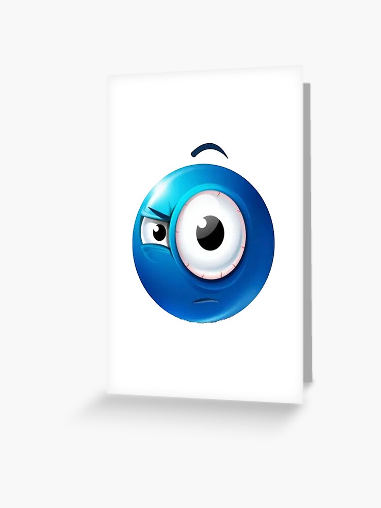 blue roblox emoji Magnet for Sale by goon-street