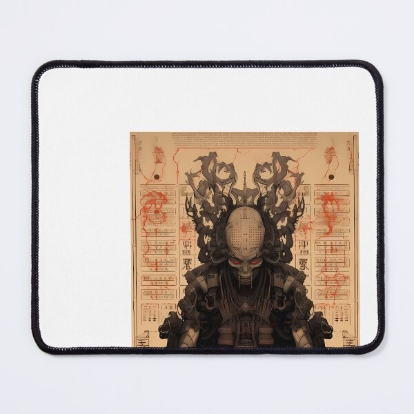 Item preview, a poster of a robot sitting in a meditation position designed and sold by Dark Fantasy Store.