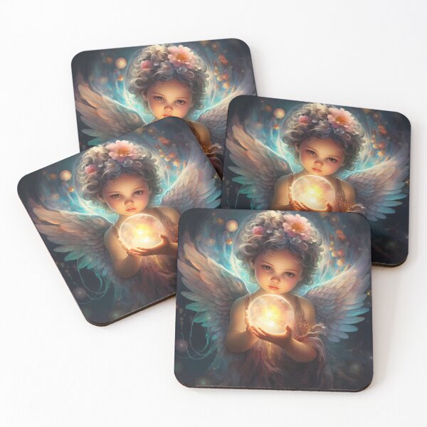 Item preview, An angel holding a glowing ball designed and sold by Carmillai.