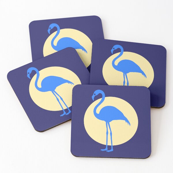 Item preview, Blue Flamingo and Sun designed and sold by Jeallan Designs.