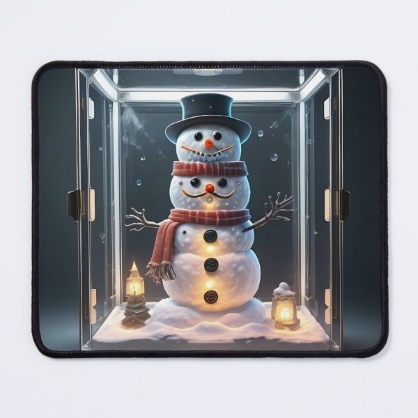 Item preview, Snowman in a Glass box designed and sold by AIrtAfrica-Shop.