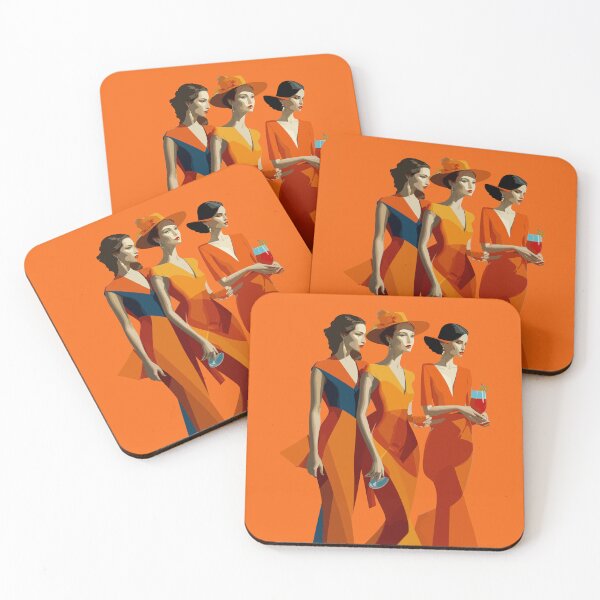 Item preview, Three art deco women designed and sold by CatCoconut-Art.