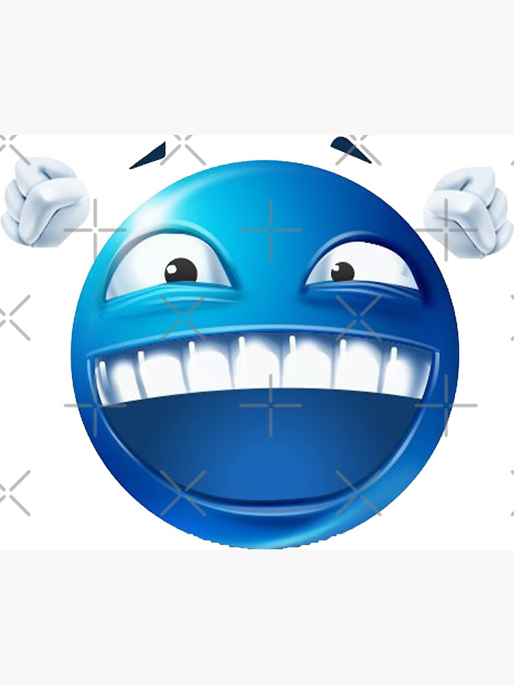 blue roblox emoji Magnet for Sale by goon-street