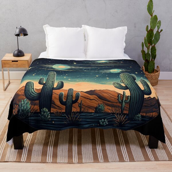 Item preview, Vintage Cactus Dessert Night Sky designed and sold by Puristock.