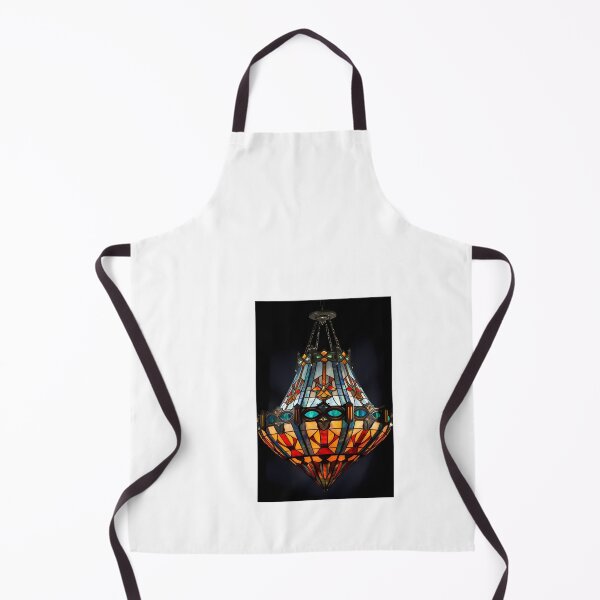 Item preview, a stained glass chandelier hanging from a ceiling designed and sold by Dark Fantasy Store.