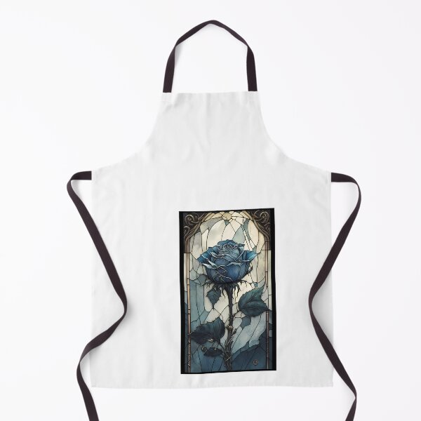 Item preview, Una vidriera con una rosa azul encima. designed and sold by Dark Fantasy Store.