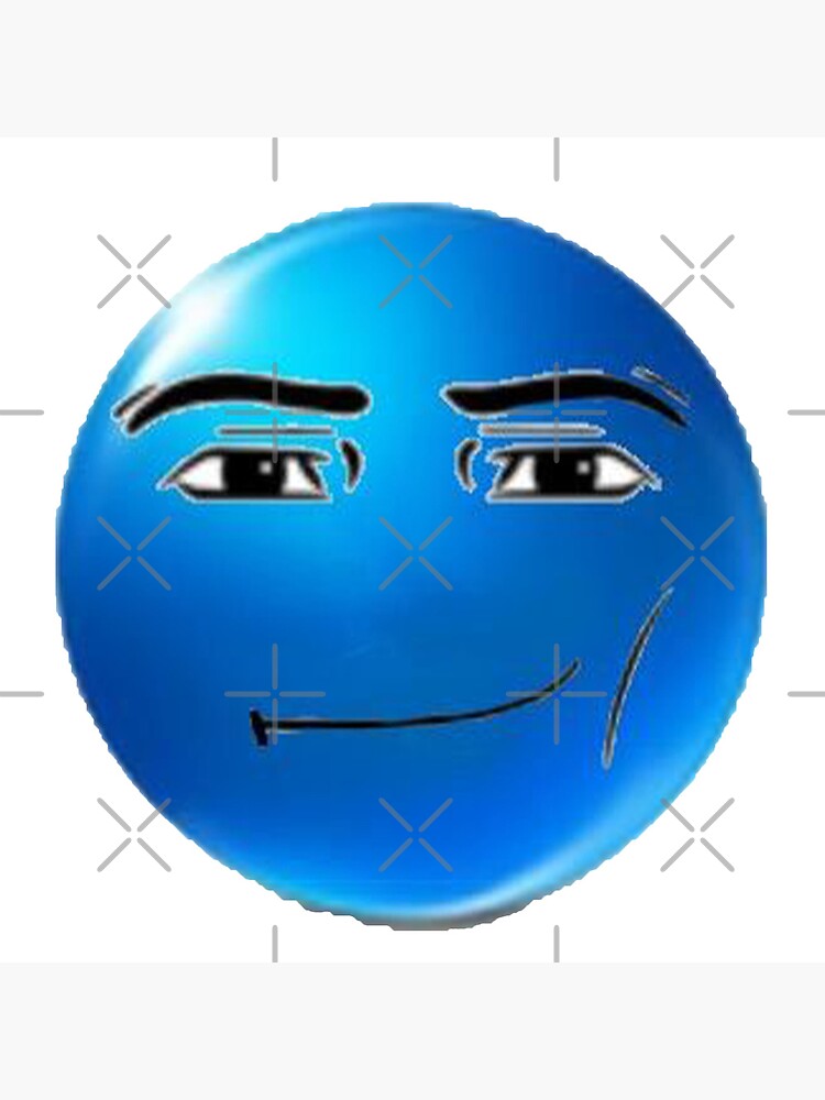 blue roblox emoji | Poster