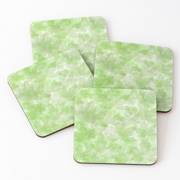 Item preview, Light green leaf pattern designed and sold by Chirayu1111.