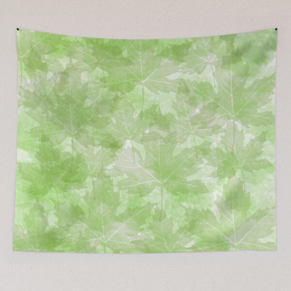 Item preview, Light green leaf pattern designed and sold by Chirayu1111.
