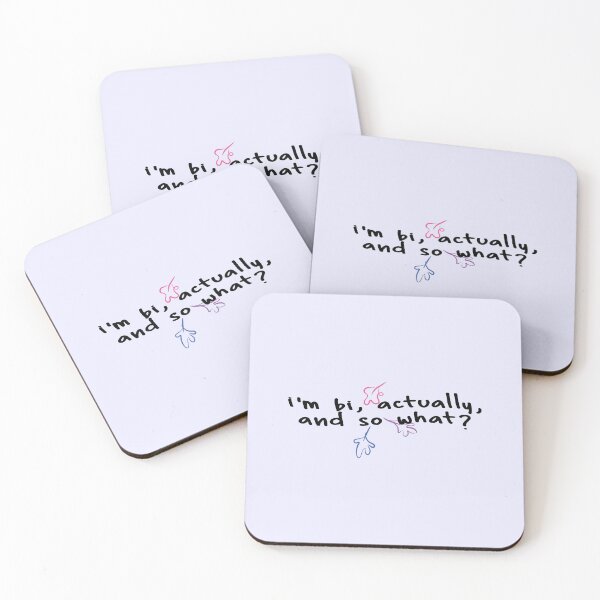 Item preview, i'm bi, actually, and so what? | heartstopper, nick charlie designed and sold by Pinu92.