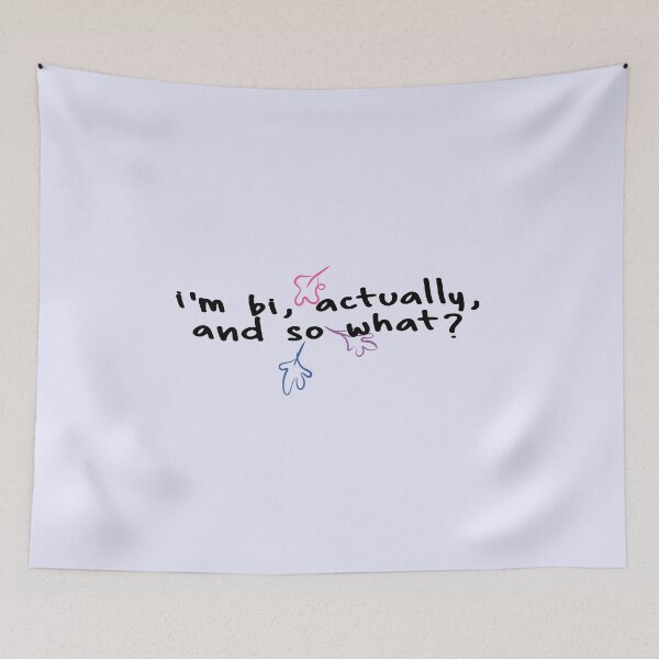 Item preview, i'm bi, actually, and so what? | heartstopper, nick charlie designed and sold by Pinu92.