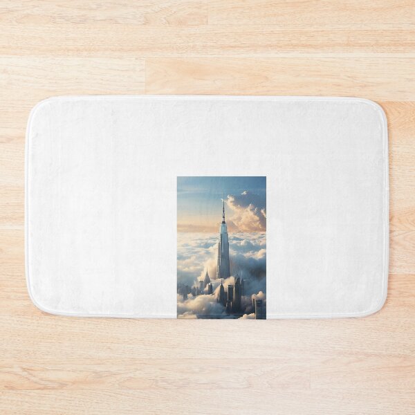 Item preview, a very tall building surrounded by clouds in the sky designed and sold by Dark Fantasy Store.