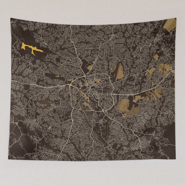Item preview, Kumasi City Map of Ghana - Pastel designed and sold by deMAP.