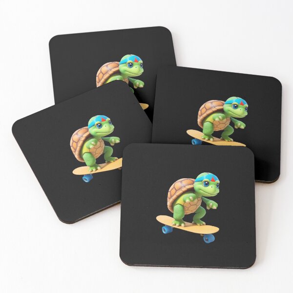 Item preview, A tortoise turtle skateboarding skateboard grind ollie leap skate designed and sold by w1ckerman.