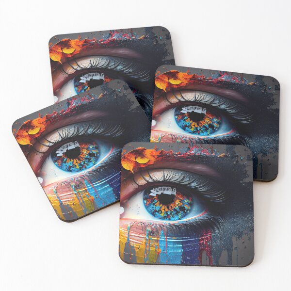 Item preview, Colourful eye designed and sold by Xippy Art.