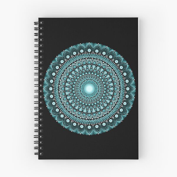 Item preview, Teal dot mandala  designed and sold by Aakanksha97.