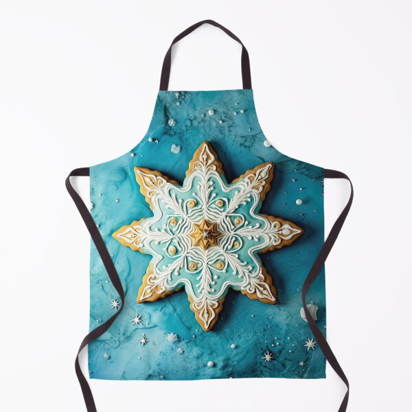 Item preview, Sugar iced decorated cookie on blue background. designed and sold by Caphira.