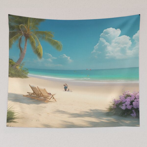 Item preview, Zoa220 Beach with 2 deck chair designed and sold by Zoa220.