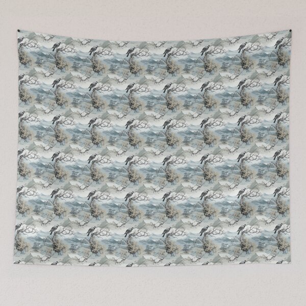Item preview, Bird with Mountain View, Bird, Animal, Bird with Landscape designed and sold by puppynpaw.