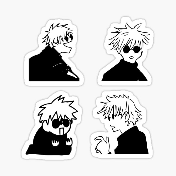 People Call Me Gojo Anime Jujutsu Manga Kaisen Retro Vintage Sticker by  Anime Chipi - Pixels