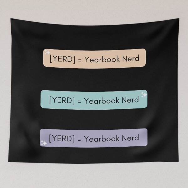 Item preview, YERD = Yearbook Nerd Pack designed and sold by festivalzone.