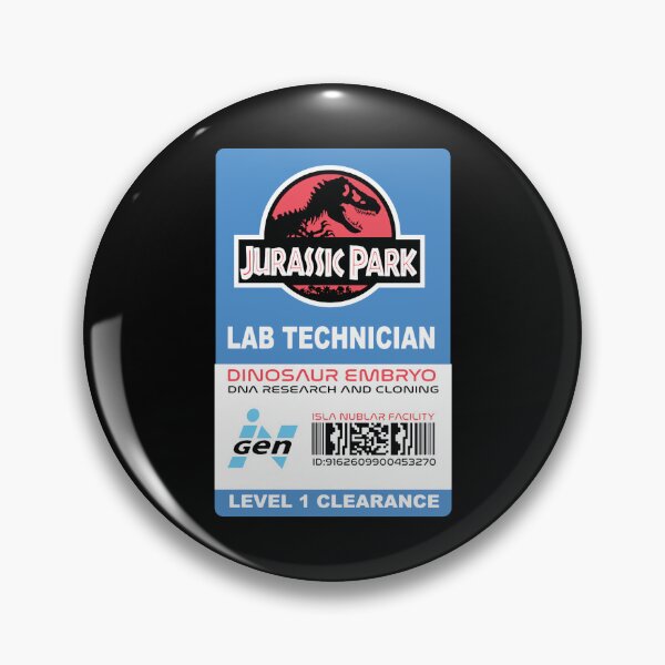 Item preview, Jurrassix Park LabTechnician Card designed and sold by ProDesignsOne.