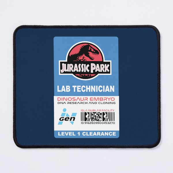 Artikelvorschau, Jurrassix Park LabTechnician Card entworfen und verkauft von ProDesignsOne.